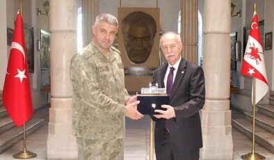 Rektör Hatipler’den Tuğgeneral Sert’e ziyaret