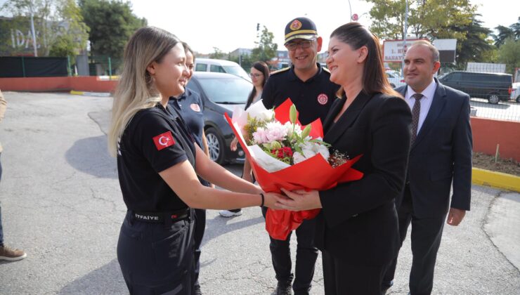 Gencan’dan itfaiye personeline ziyaret