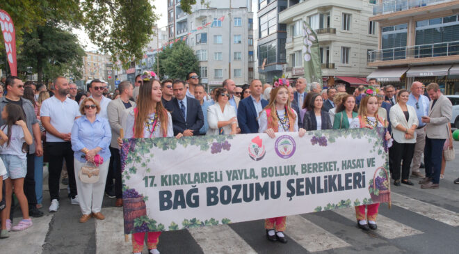 Bağ Bozumu Şenlikleri’nde renkli görüntüler