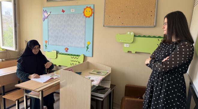 61 yaşında okuma yazma öğrendi