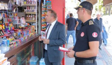 Esnaflara yangın güvenliği anlatıldı