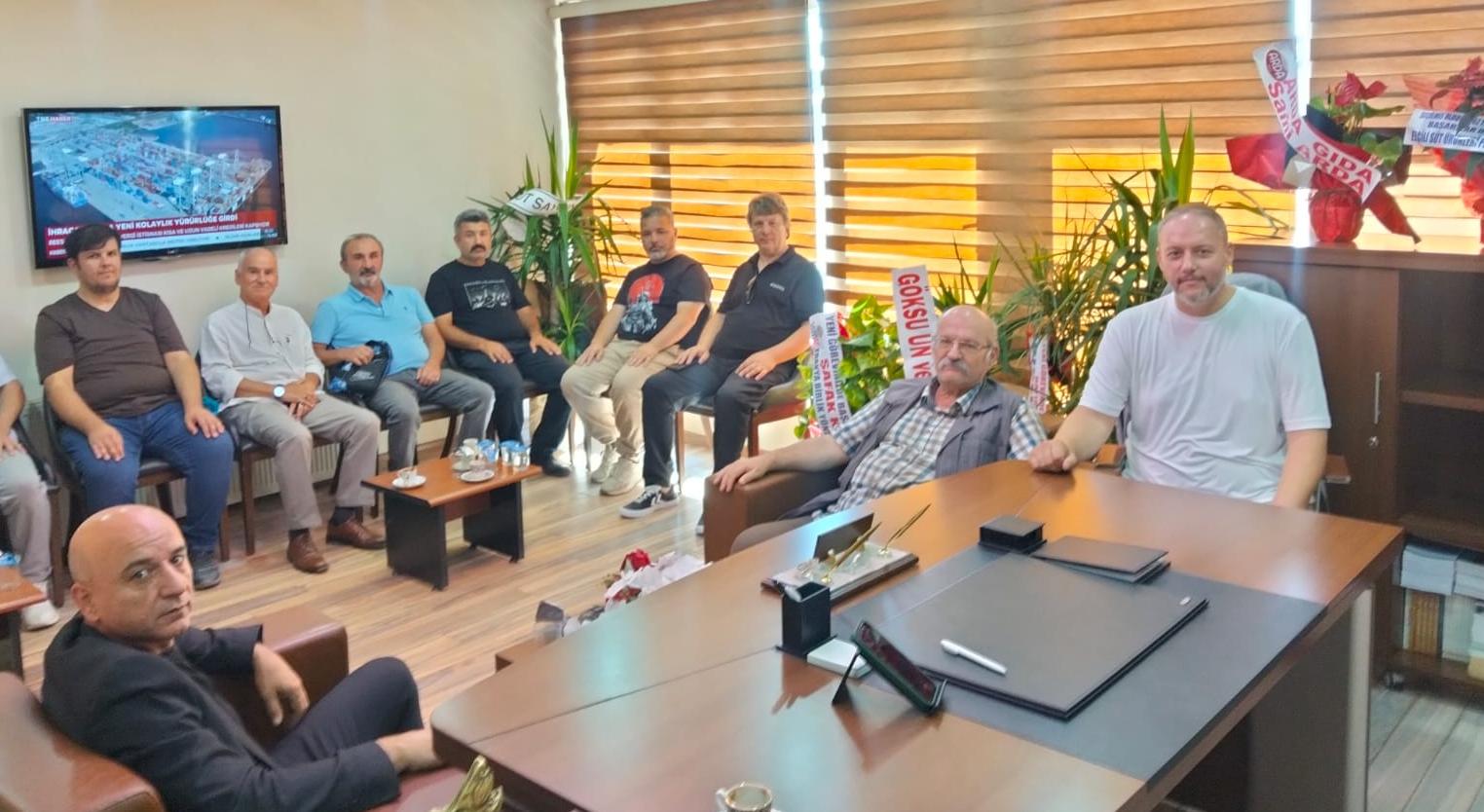 Biçer’e hayırlı olsun ziyareti