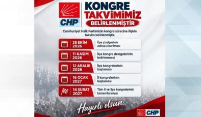 CHP’nin kongre takvimi belli oldu