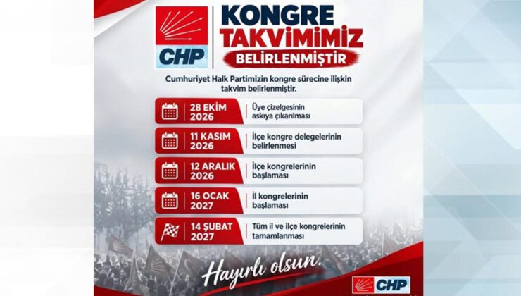 CHP’nin kongre takvimi belli oldu