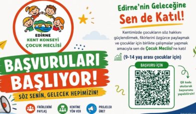 Çocuk Meclisi’nde başvurular başladı
