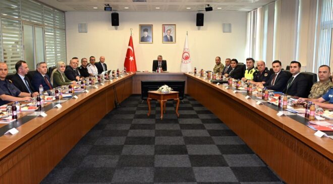 Düzensiz göçle mücadele toplantısı