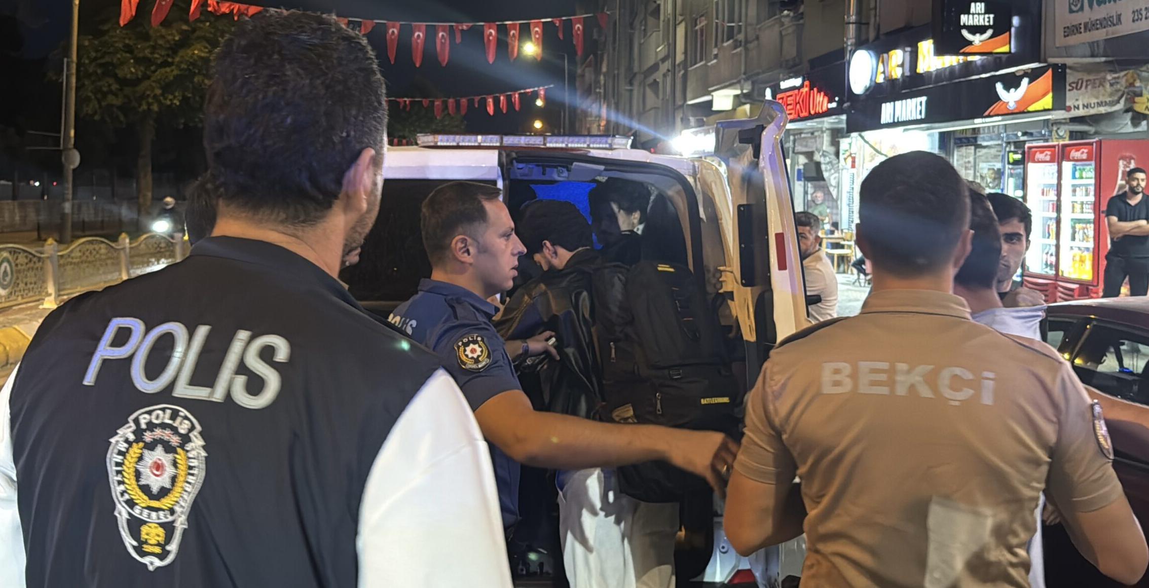 Edirne’de evden göçmenler çıktı