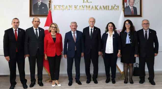 Hatipler’den Kaymakam Mercan’a ziyaret