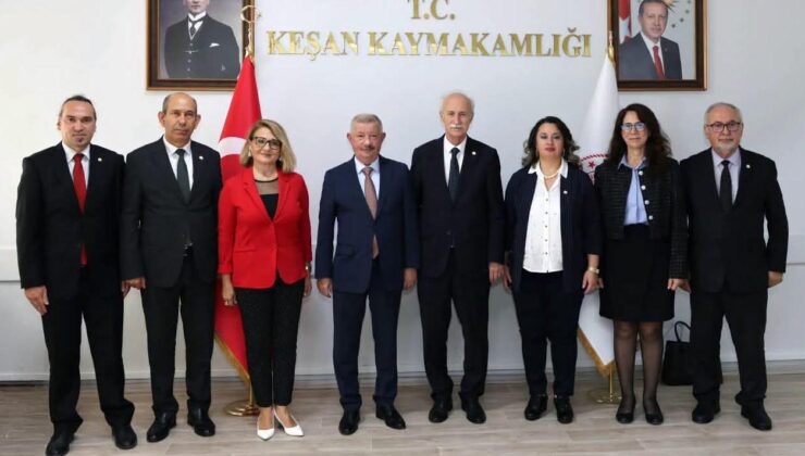 Hatipler’den Kaymakam Mercan’a ziyaret