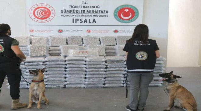 İpsala gümrüğünde uyuşturucu operasyonu