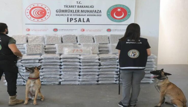 İpsala gümrüğünde uyuşturucu operasyonu