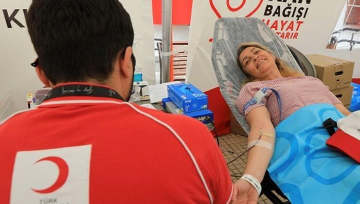Kan bağışında Türkiye’de birincisi oldu
