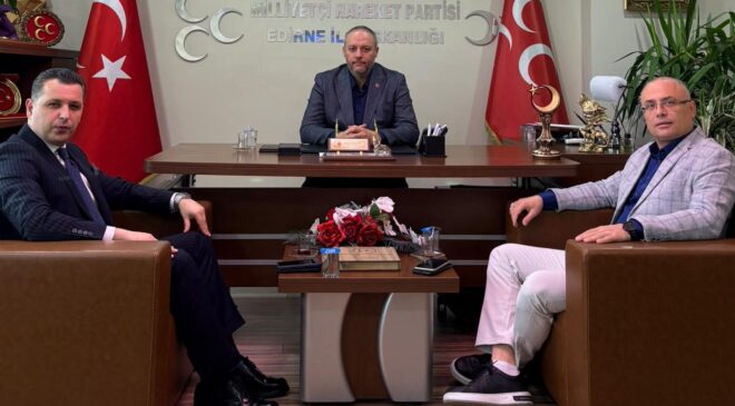 Kaymakam Aksoy’dan MHP’ye ziyaret