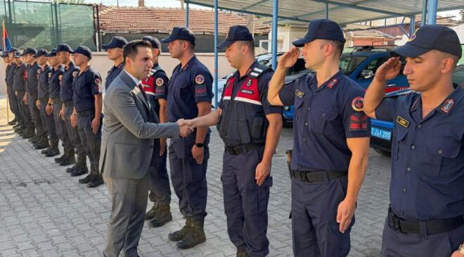 Kaymakam Çolak’tan güvenlik birimlerine ziyaret