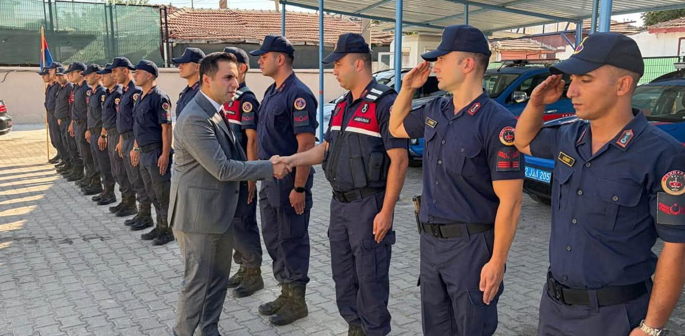Kaymakam Çolak’tan güvenlik birimlerine ziyaret