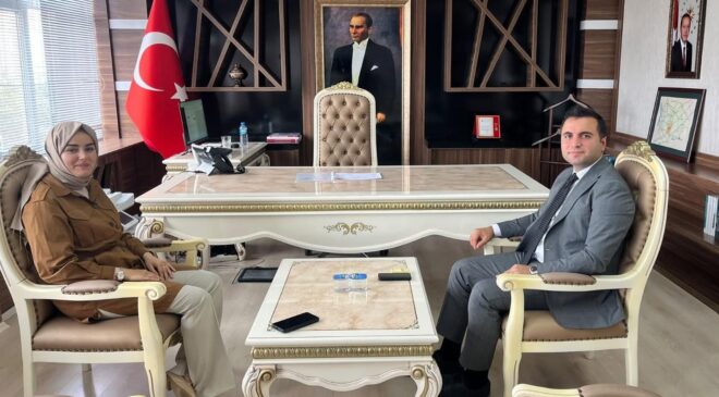 Meriç Kaymakamı Odabaşı’ndan Lalapaşa Kaymakamı Çolak’a ziyaret