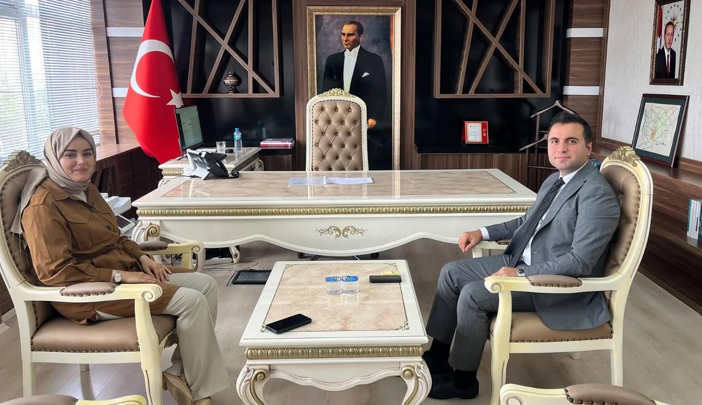 Meriç Kaymakamı Odabaşı’ndan Lalapaşa Kaymakamı Çolak’a ziyaret