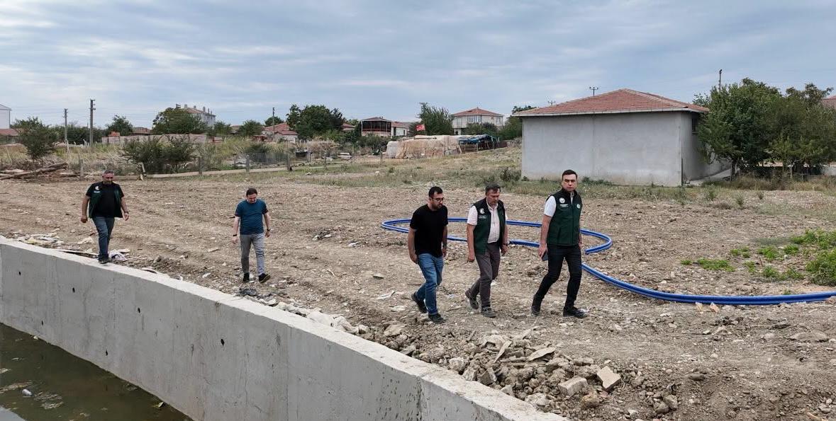 Meriç’te taşkın koruma çalışmaları sürüyor