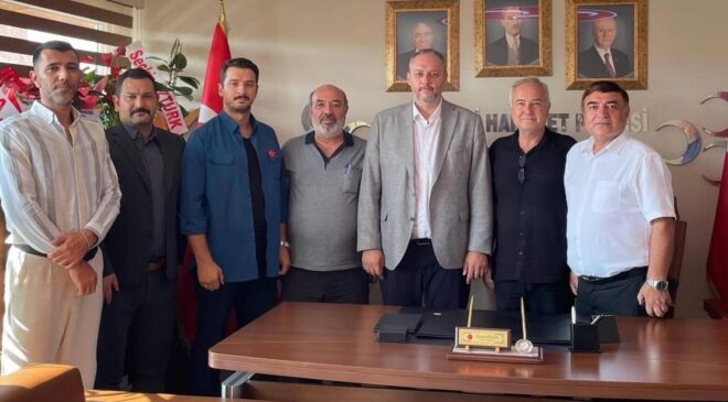 MHP İl Başkanı Biçer’e ziyaret