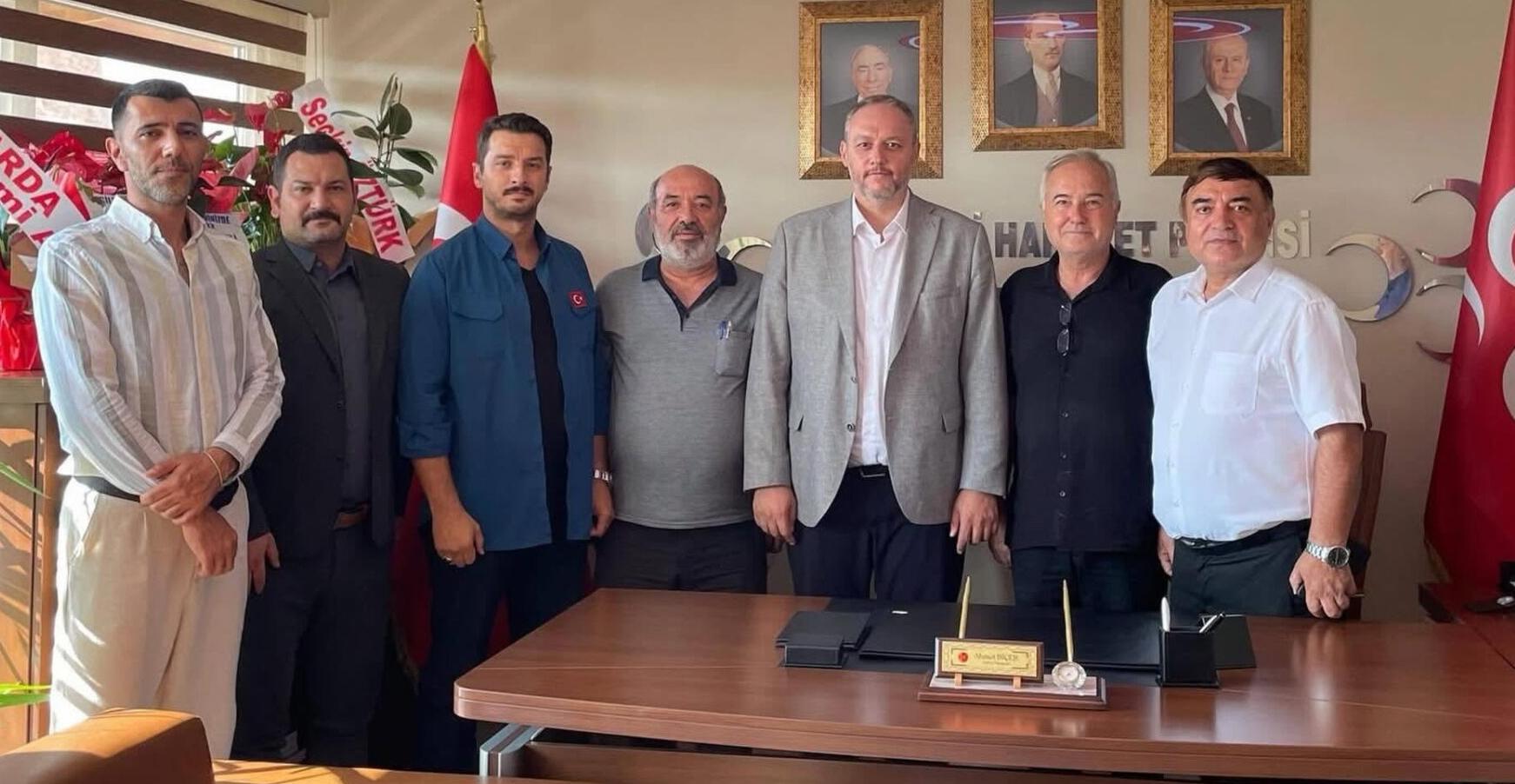 MHP İl Başkanı Biçer’e ziyaret