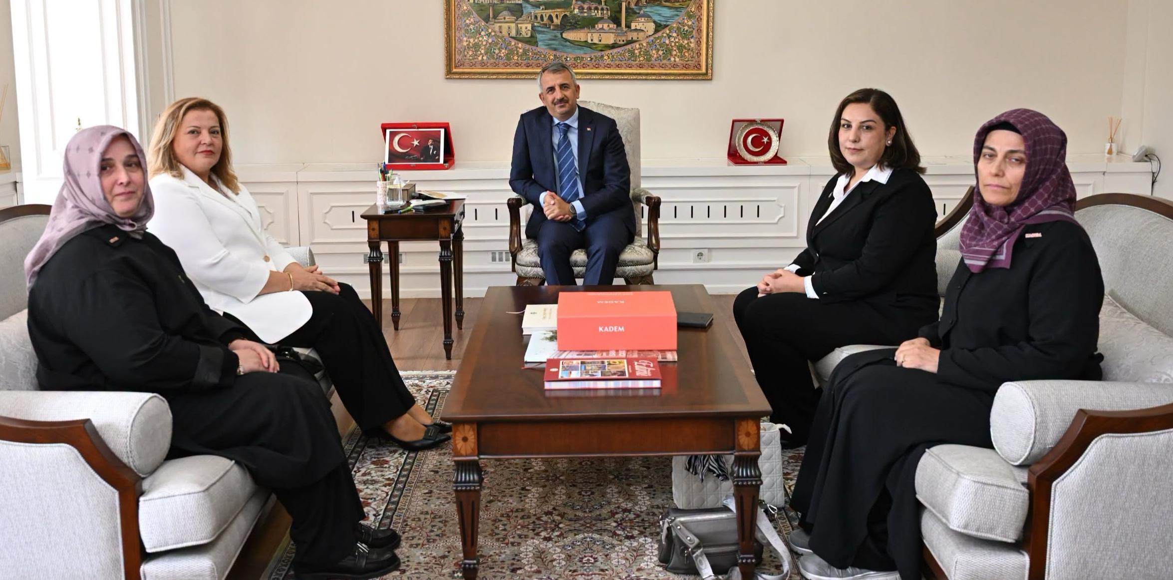 KADEM Edirne İl Temsilciliğinden Vali Sezer’e ziyaret