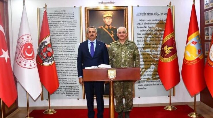 Sezer’den 5’inci Kolordu Komutanı Ala’ya ziyaret