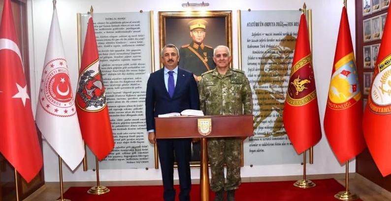 Sezer’den 5’inci Kolordu Komutanı Ala’ya ziyaret