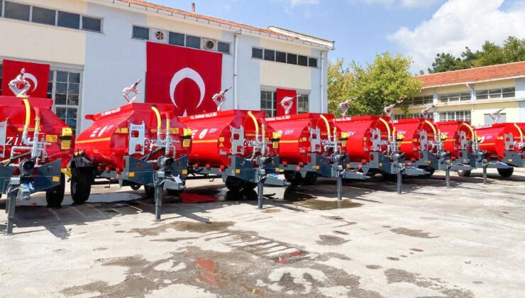 Su tankerleri 400 yangını söndürdü