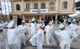 Valilik bahçesinde şölen