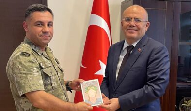 Yüzbaşı Arıkan’dan Kaymakam Köken’e ziyaret