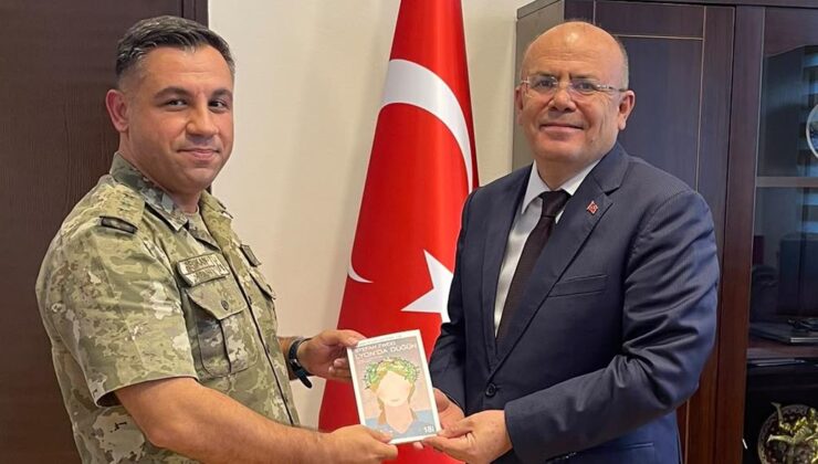 Yüzbaşı Arıkan’dan Kaymakam Köken’e ziyaret
