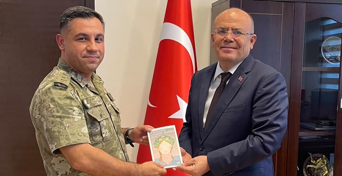 Yüzbaşı Arıkan’dan Kaymakam Köken’e ziyaret