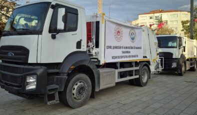 Keşan Belediyesi’ne yeni çöp kamyonu