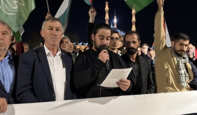 İsrail’e soykırım protestosu