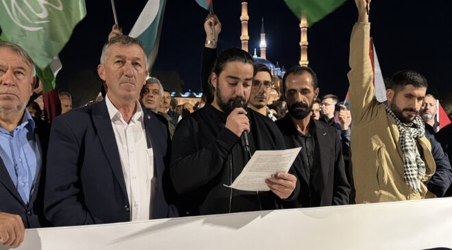 İsrail’e soykırım protestosu