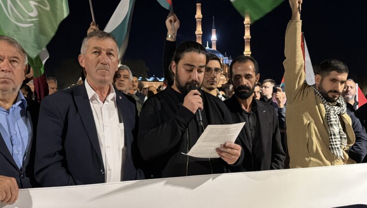 İsrail’e soykırım protestosu