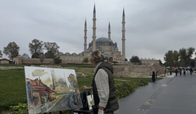 Selimiye’nin görkemi tuvallerde
