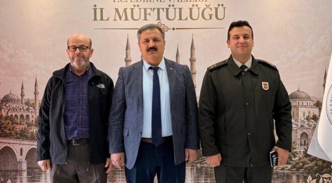Askerlik Şube Başkanı Kavuş’tan Müftülüğe ziyaret