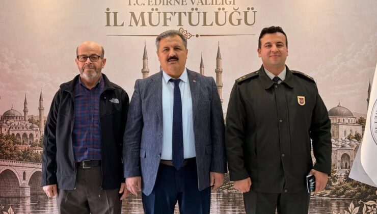 Askerlik Şube Başkanı Kavuş’tan Müftülüğe ziyaret