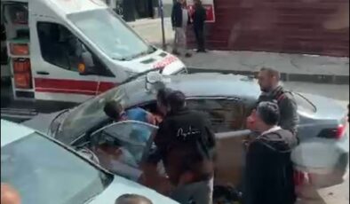 Direksiyon başında fenalaşan sürücü kaza yaptı