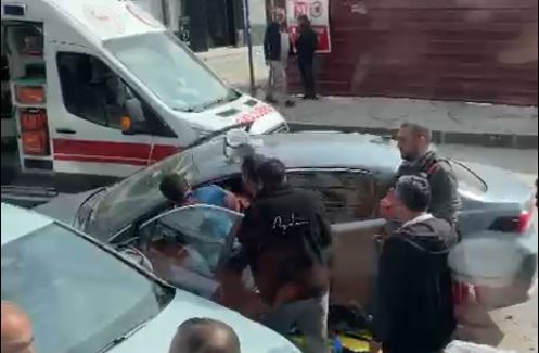 Direksiyon başında fenalaşan sürücü kaza yaptı