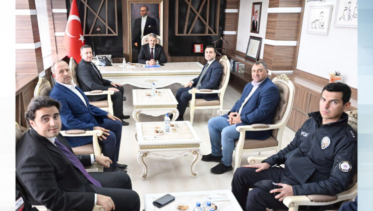 Vali Sezer’den Kaymakam Çolak’a ziyaret