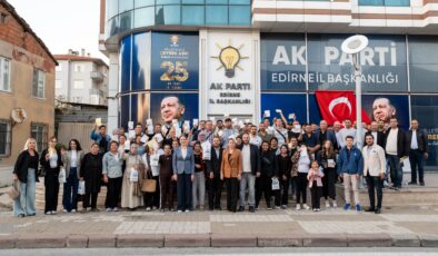 AK Parti Edirne’ye 120 yeni üye 