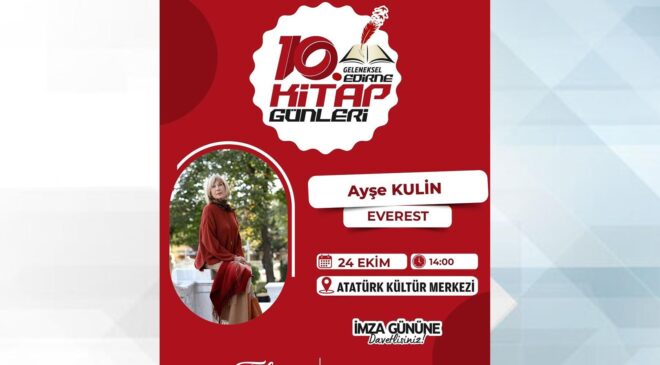 Ayşe Kulin, okurlarıyla buluşacak