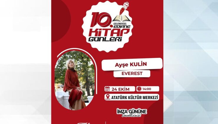 Ayşe Kulin, okurlarıyla buluşacak