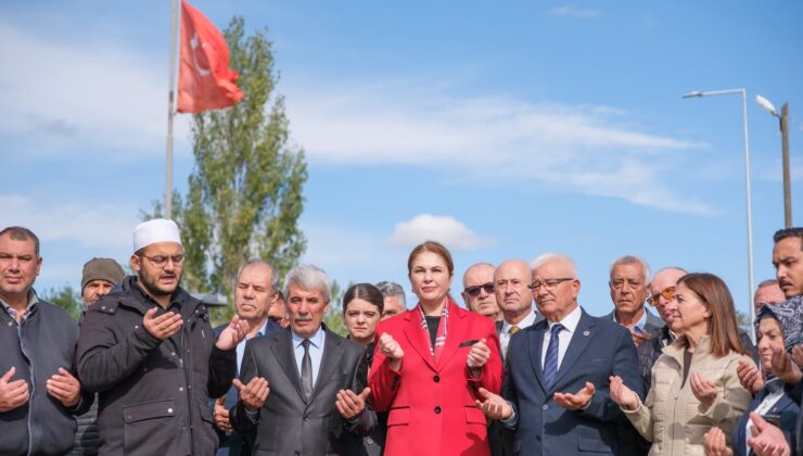 Asfalt çalışması dualarla başladı