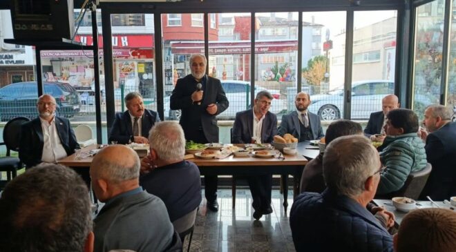 Din görevlileri kahvaltıda buluştu