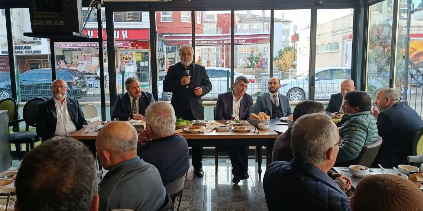 Din görevlileri kahvaltıda buluştu