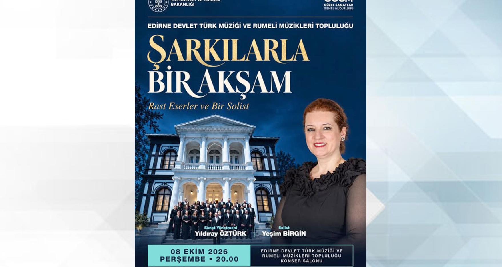 “Şarkılarla Bir Akşam” konseri