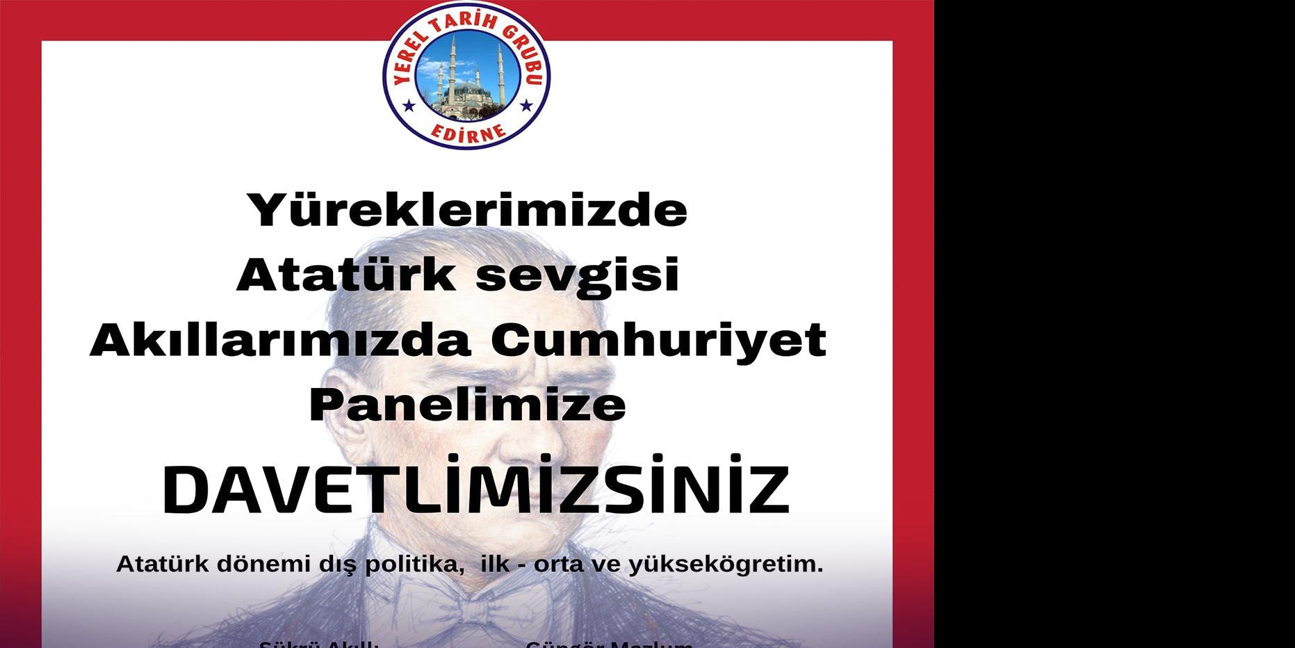 “Yüreklerimizde Atatürk sevgisi, akıllarımızda Cumhuriyet”